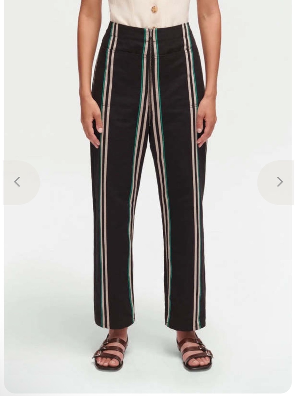 Rachel Comey Barrie Trouser - Black Stripe